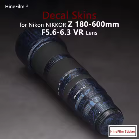Hinefilm Skin for Nikkor Z180-600 Lens Decal Skin for Nikon Z 180-600mm F5.6-6.3 VR Lens Protector C
