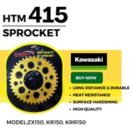 HTM 415 KAWASAKI 415 REAR SPROCKET SET ZX150 KR150 KRR 150 SIZE 415 CHAIN 415 HTM