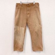 二手 Dickies Duck Painter 工作褲，ブラウンDuck Camel 色，尺寸 W38