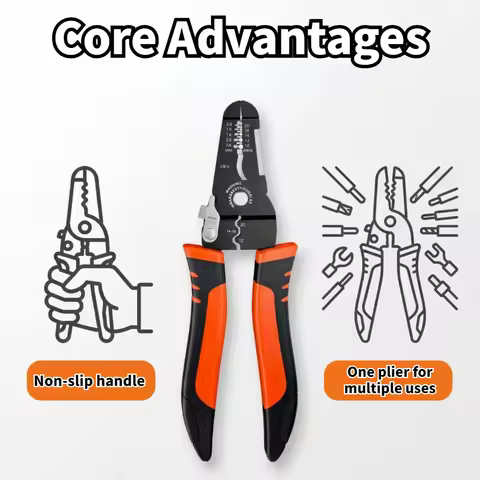 Wire Cutter Wire Stripper Crimper Wire Stripping Tool Cable Stripper Wiring Tools Wire Crimping Tool