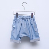 my little star 有機棉 單寧哈倫_淡藍