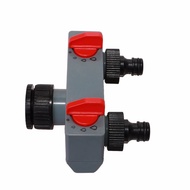 2 Way Water Distributor Tap Adapter  ABS Plastic Connector Hose Splitters for Hose Tube Water Faucet