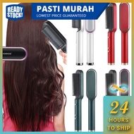 Hair Straightener Comb Heating Hair Straightener Styling Tool Comb Curler kskin  Sikat pelurus rambu