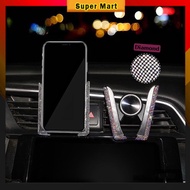 Car Diamond Handphone Holder Mobile Aircond Holder Stand Car Aircond Handphone Holder