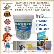Maxilite Plus Emulsion Paint 18L  Interior Wall/ Cat Kapur/ Cat  untuk tutup warna/ Cat Undercoat Pu