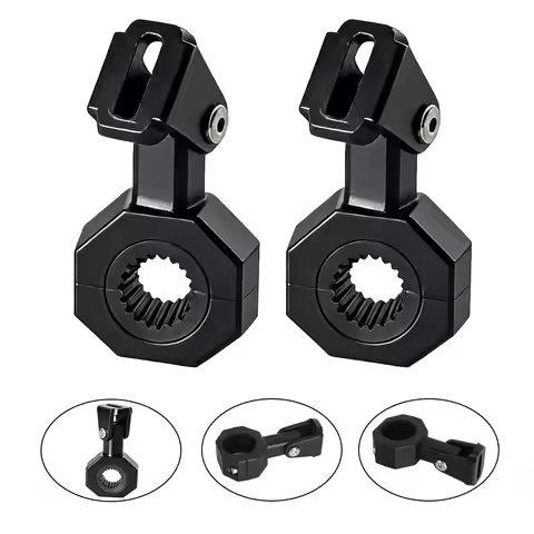 Motorcycle Headlight Spot Light Bracket Mount Fog Tube Fork Clamp Motorcycle Auxiliary Light Bracket