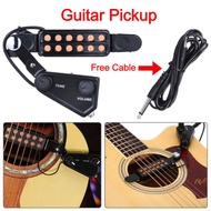 Guitar Acoustic Pickup 12 Hole for Gitar Akustik Murah Original With Magnetic Transducer Tone Volume Control Gitar Kapok