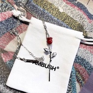 Ambush Rose Charm Necklace