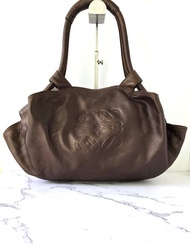 絕版中古包 Loewe咖啡色納帕雲朵包 側背包 單肩包 二手包 古董包