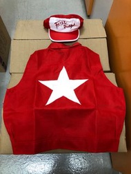 有貨不用問 日本電玩- FATAL FURY 餓狼傳說- TERRY BOGARD CAP帽、背心一套 [成人尺碼ADULT ONE SIZE 約XL 加大碼] 注意內容及交收安排 不散賣 不議價 (