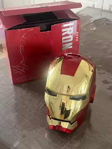 Iron Man Helmet New Upgrade 1 : 1 Openable Voice Control Mk5 Mk50 M17 Helmet Mask Adult Cosplay Coll