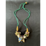 F Widayanto Owl Ceramic Necklace