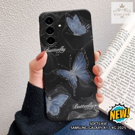 HP Case Samsung A17 4G 2025 - Rajacase - casing Samsung A17 4G - Butterfly case Motif - Cellphone pr
