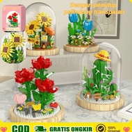 NEWEST TRENDS CODDIY Bouquet Block Flowers Toys Blocks Decorative Toys Flower Blocks Miniature Flowe
