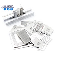47Pcs/Set Game Consoles Directly Heating BGA Stencil + BGA Jig BGA Reball Kit for  360CPU -CPU  GPU 