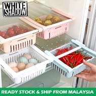 Effortless Fridge Drawer Storage Adjustable Rack Basket 冰箱置物架 Bakul Simpanan Peti Sejuk  -KW105