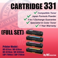 (FULL SET) Compatible Laser Toner Cartridge Canon 331 / Cartridge 331 / CRG 331 CRG331 For Canon MF-