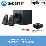 LOGITECH Z625 THX SUBWOOFER SPEAKER SYSTEM (BUNDLED WITH LOGITECH BLUETOOTH AUDIO ADAPTER / ADAPTOR)