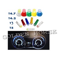 1PCS T5 T4.7 T4.2 T3 SMD Wedge Instrument Dashboard Car Meter LED Light Bulb Universal Proton Peroad