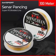 PROMO!! Senar PE 300M Connecting Benang P E X8 zero 100m multicolor kuat dan halus 0.4/0.6/1.0/2.0/3