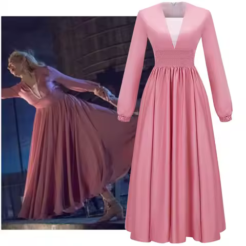 Movie The Greatest Showman Michelle Williams Cosplay Costume Outfits Halloween Carnival Women Pink D
