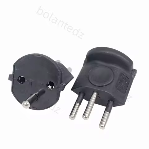 1Pc Plug Travel Adapter Europe German TO Swiss Plugs 10A 250V Power Plug EU To Switzerland Electrica