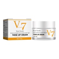Brightening Moisturizer for a Radiant Glow, V7 Tone Up Cream with Vitamin C & Hyaluronic Acid, Light