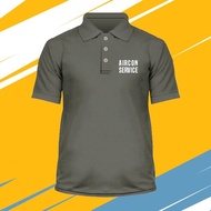 AIRCON SERVICE Uniform Microfiber Polo T Shirt Tshirt Casual Unisex T-Shirt Jersey