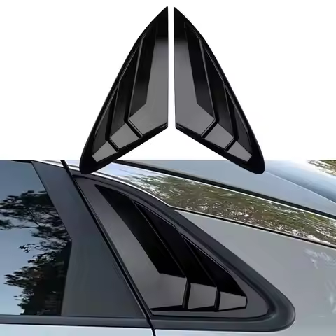 Car Rear Window Louver Trim For KIA K5 GT 2020-2025 Side Shutter Cover Sticker Air Vent Triangular A