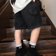 HOBIBEAR Quần Joker Phiên Bản Hàn Quốc Cho Bé Trai Quần Short Cho Bé Trai Quần Jean Hip-Hop Hip-Hop