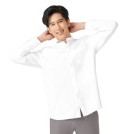 GQWhite™ Mandarin Collar Shirt เสื้อเชิ้ตสะท้อนน้ำ คอจีน รุ่นมีกระเป๋า