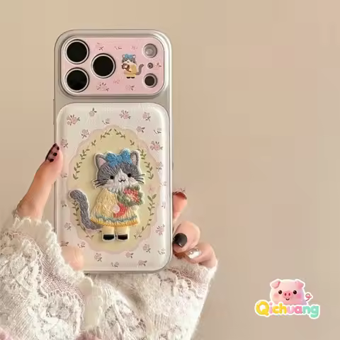 Cartoon Cute Cat Flower Cover For Realme 16T 16 15 15X 15T 14 14X 14T 13 12 12X 11 9 Pro Plus 9i 8 8