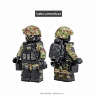 Military Special Forces Alpha AK74 Building Bricks