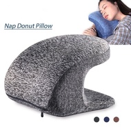 Sleep Pillow Nap Donut Pillow Memory Foam Desk Nap Pillow Sleeping Pillow for Sleeping Office Cushion Relieve Neck Pain Face Down Sleeper Pillow For Neck Pain MIIY