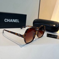 Chanel outlet 玳瑁色太陽眼鏡 墨鏡
