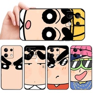 Soft black phone case for  Xiaomi Poco M4 M5S F2 F3 F4 F5 X4 GT Pro Crayon Shin-chan casing Anti fal