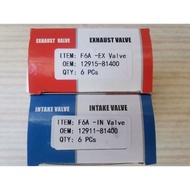 Engine Valve Suzuki F6A Scrum 6pcs Intake 6pcs Exhaust SET