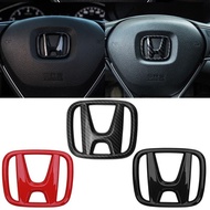 50*40MM ABS Car Steering Wheel Center Emblem Sticker for Honda Accord Odyssey CRV Pilot Civic City I