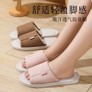 Cixi Linen Unisex Slippers - All-Year Round Comfort, Anti-Slip & Breathable