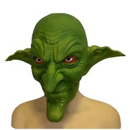 Green Fairy Goblin Latex Mask Masquerade Face Halloween Party Cosplay Headgear