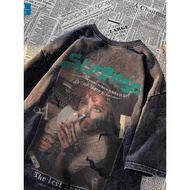 Men Tshirt Korean Oversized Loose Art Tshirt