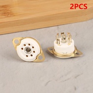 Twsg 2 PCS 7pin B7G Ceramic Vacuum Tube Soet Valve Base For 6Z4/EAA91/EC92, Etc. Vintage Audio Ampli