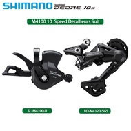 SHIMANO DEORE M4100 10V Groupset 1X10S M4100 Shifter Lever M4120 Rear Derailleur Suit SHADOW  2x10 S