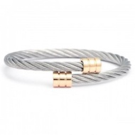 [Maii] B014 Twisted Bangle Korean Bangle Bracelet (Stainless Steel)