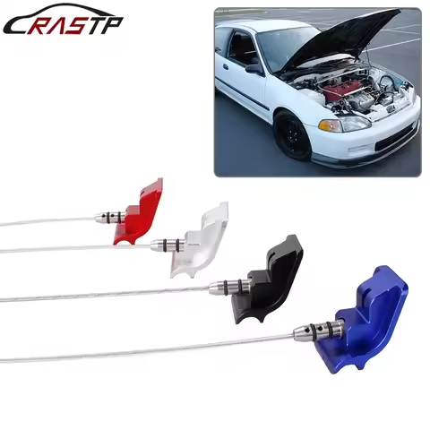 RASTP-Aluminum Alloy Billet Oil Dipstick For Honda Acura K20 K24 K-Series Engine Dip Stick Hybrid Oi