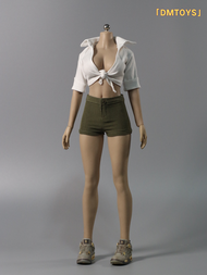 Đồ Chơi Búp Bê 1/6 DMTOYS1/6 Phụ Kiện Quần Áo Nữ Có Dây Buộc Đồ Chơi Búp Bê Có Thể Di Chuyển Bao Da 