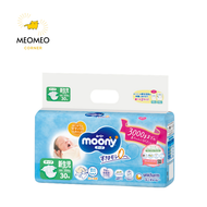 Tã / bỉm dán / quần Moony Blue Natural cho bé đủ size NB / S / M / L / XL Moony