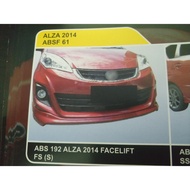 Perodua Alza 2014 fullset bodykit and spoiler