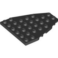 全新LEGO樂高黑色船用薄板【50303】Wedge Plate 7x6 4550190