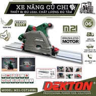 Dekton M21-CGT140BL 21V sliding wood saw, 140m saw blade, brushless, Makita universal battery